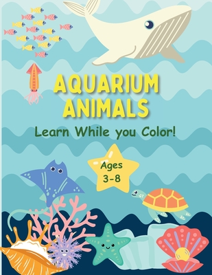 Aquarium Animals Coloring Book - Indya King