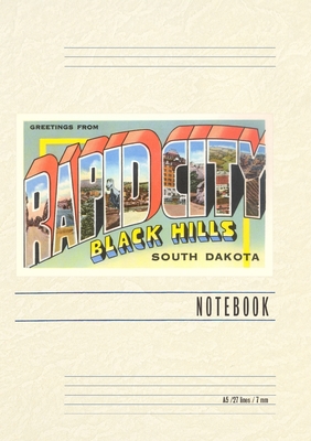 Vintage Lined Notebook Greetings from Rapid City, Black Hills - Found Image Press