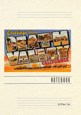 Vintage Lined Notebook Greetings from Death Valley, California - Found Image Press