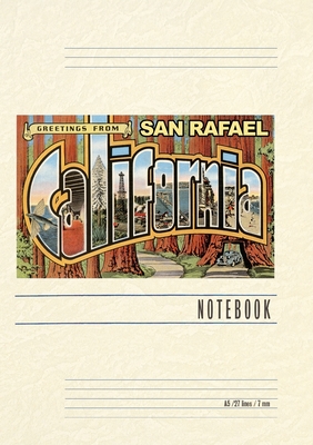 Vintage Lined Notebook Greetings from San Rafael, California - Found Image Press