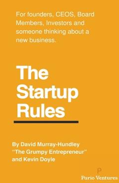 Coperta cărții 'The Startup Rules - David Murray-hundley'