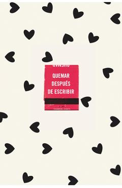 Coperta cărții 'Quemar Después de Escribir (Edición Oficial Corazones) / Burn After Writing (Hea Rts) - Sharon Jones'