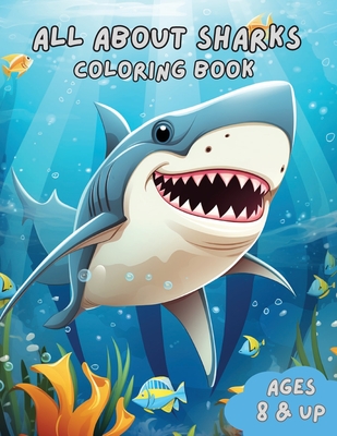 All About Sharks Coloring Book - Brad Carney