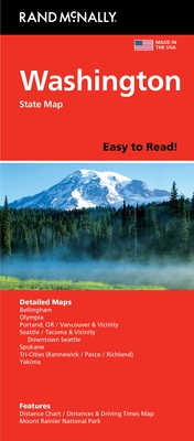 Rand McNally Easy to Read: Washington State Map - Rand Mcnally