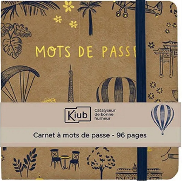 Carnet: Globe Trotter. Mots de passe