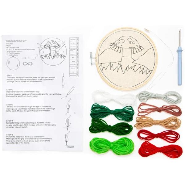 Kit de brodat: Ciuperca