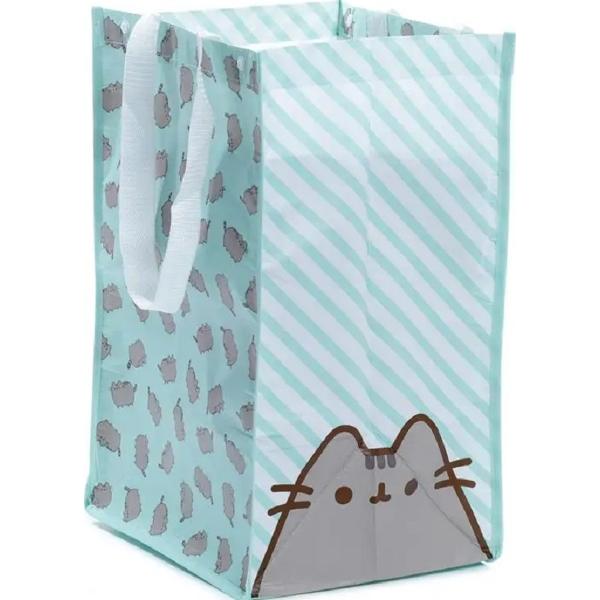 Set 3 pungi din plastic reciclat: Pusheen The Cat