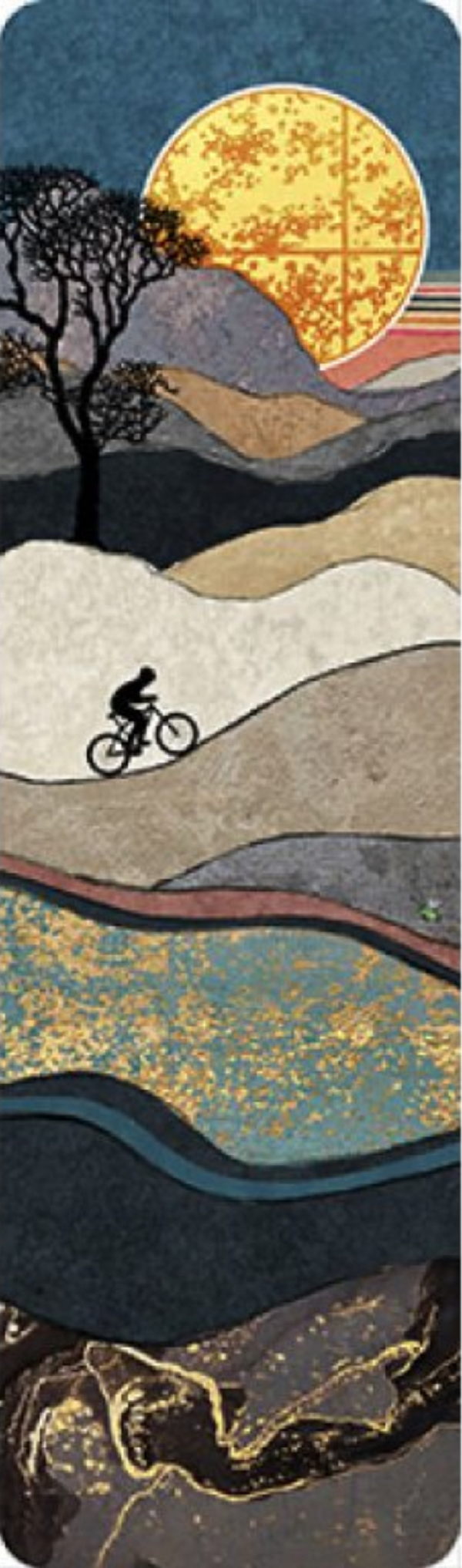 Semn de carte. Bug Art Scenics Cycliste