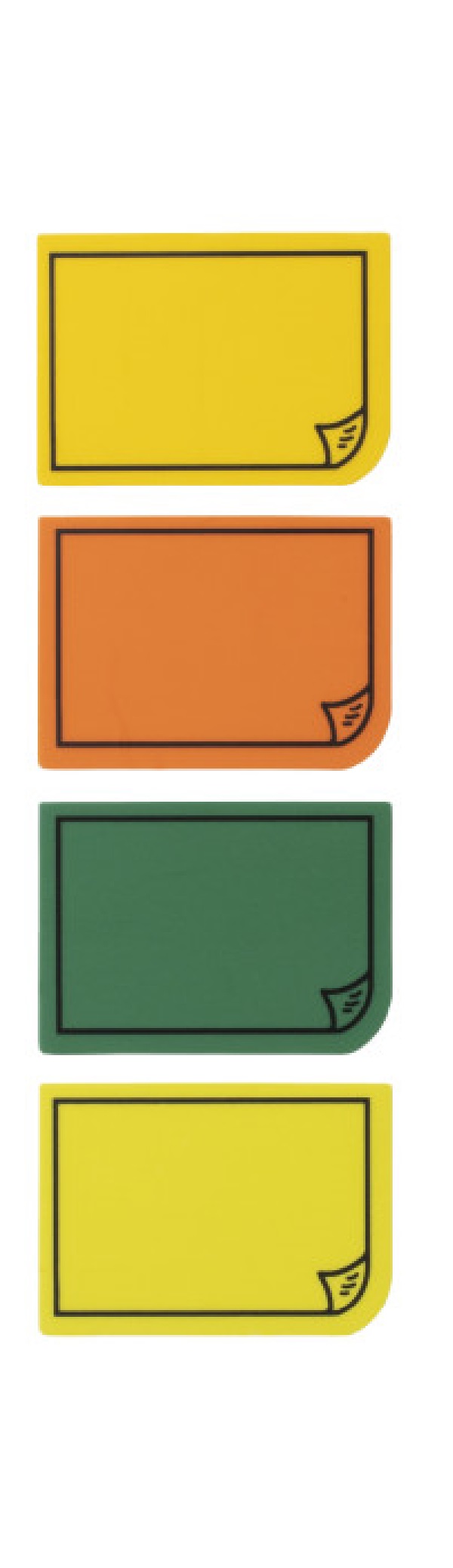 Sticky Notes Bookaroo. Greens