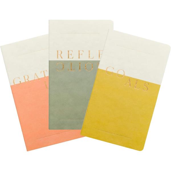 Set 3 carnete Wellness (Reflections, Goals, Gratitude)