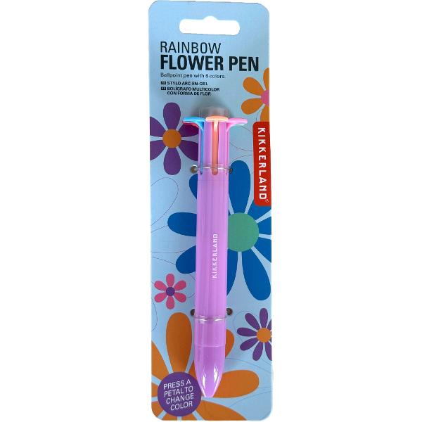 Pix 6 culori: Rainbow Flower. Roz