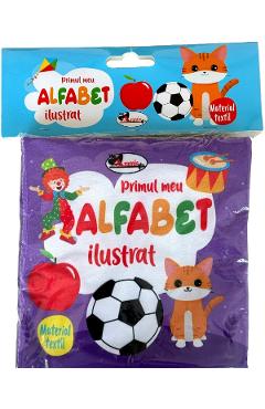 Coperta cărții 'Primul meu alfabet. Carte din material textil'