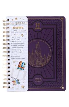 Coperta cărții 'Harry Potter: Hogwarts Teacher's 12-Month Undated Planner - Insights'