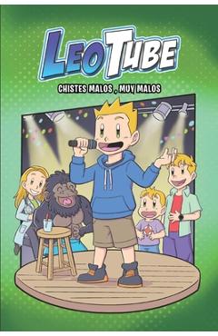 Coperta cărții 'LeoTube Chistes malos, muy malos: Libro de Chistes - Papa Gorila'