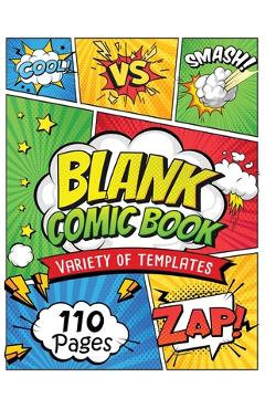 Coperta cărții 'Blank Comic Book: Draw Your own Comics And Create The Best Stories - Fairyland Books'