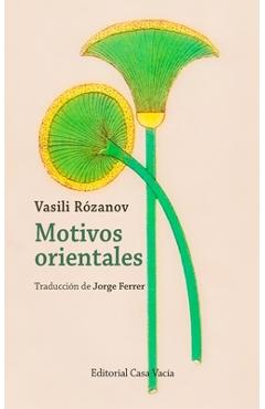 Coperta cărții 'Motivos orientales - Vasili Rózanov'