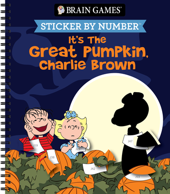 Brain Games - Sticker by Number: It's the Great Pumpkin, Charlie Brown - Publications International Ltd