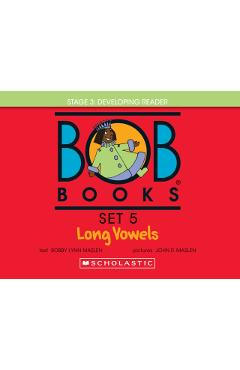 Bob Books - Long Vowels Hardcover Bind-Up Phonics, Ages 4 and Up, Kindergarten, First Grade (Stage 3: Developing Reader) - Bobby Lynn Maslen