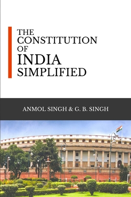Coperta cărții 'The Constitution of India Simplified - G. B. Singh'