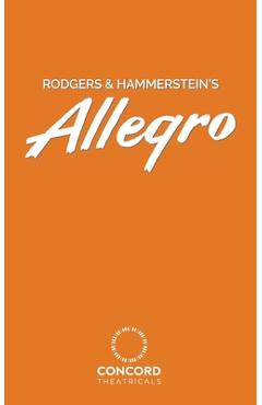 Coperta cărții 'Rodgers & Hammerstein's Allegro - Richard Rodgers'