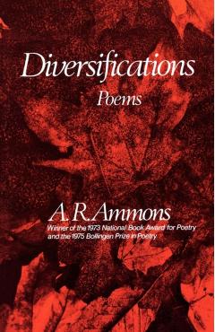 Coperta cărții 'Diversifications: Poems - A. R. Ammons'