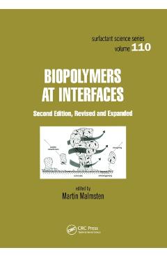 Coperta cărții 'Biopolymers at Interfaces - Martin Malmsten'