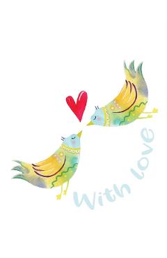Imaginea produsului 'Felicitare: Păsări. With Love'