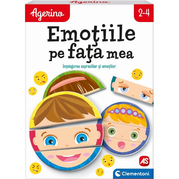 Joc educativ Agerino: Emotiile pe fata mea