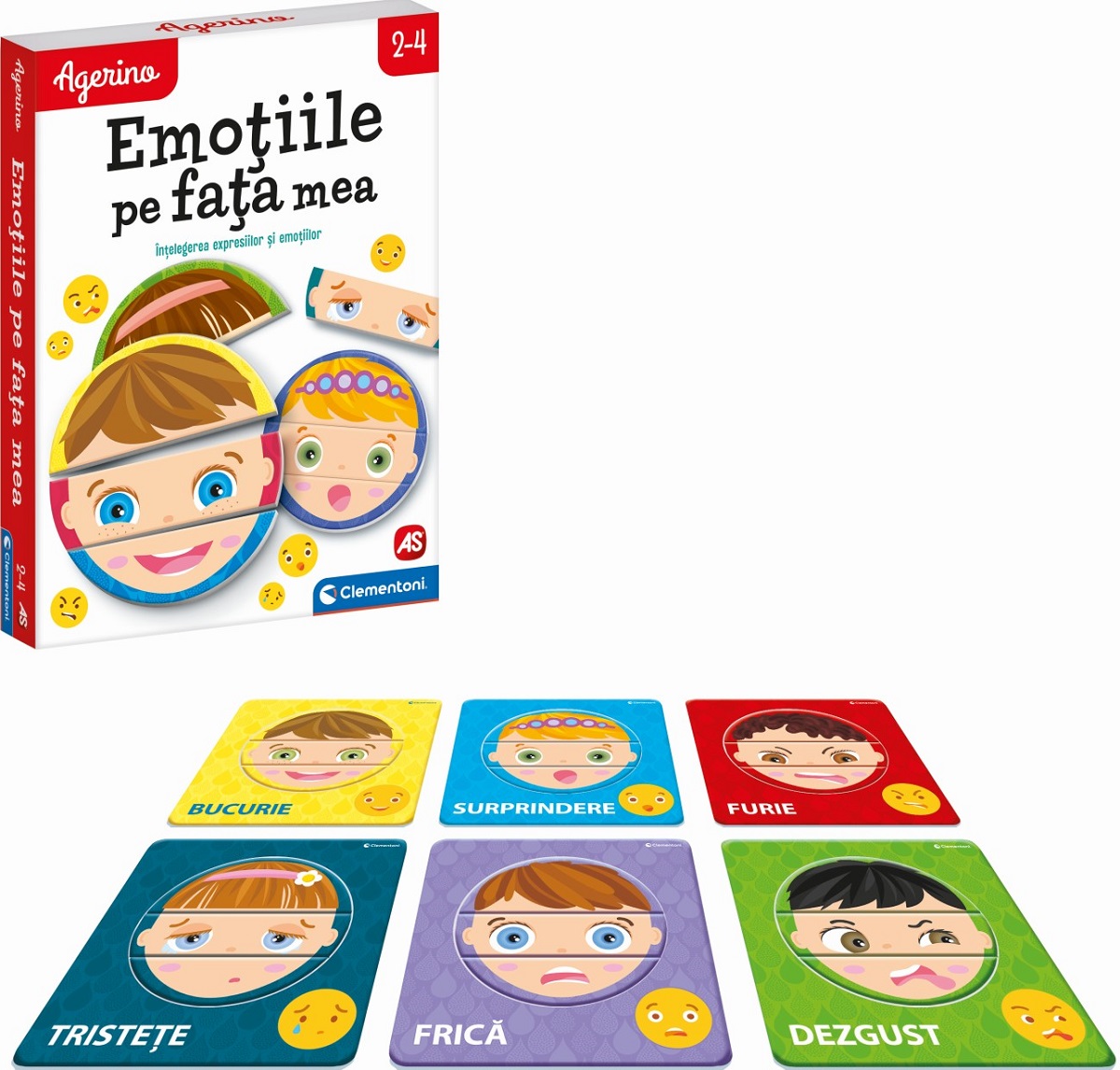 Joc educativ Agerino: Emotiile pe fata mea