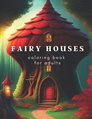 Fairy Houses coloring book for adults - Abd Douini