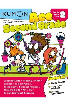Coperta cărții 'Kumon Ace Second Grade - Kumon'