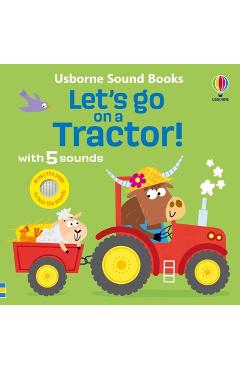 Coperta cărții 'Let's Go on a Tractor - Sam Taplin'