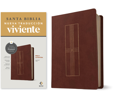 Biblia Ultrafina Ntv, Con Filament (Sentipiel, Caf, Letra Roja) - Tyndale