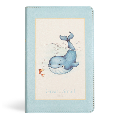 KJV Great and Small Bible, Baby Blue Leathertouch: A Keepsake Bible for Babies - Holman Bible Publishers