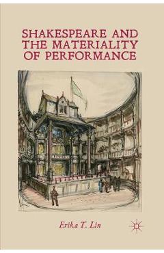 Coperta cărții 'Shakespeare and the Materiality of Performance - E. Lin'
