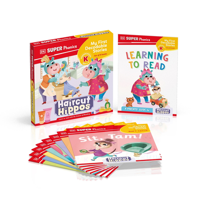 DK Super Phonics My First Decodable Stories Haircut Hippos - Dk