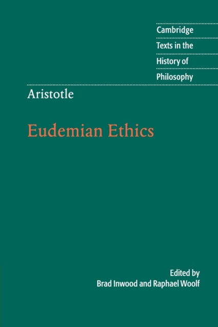 Coperta cărții 'Aristotle: Eudemian Ethics - Brad Inwood'