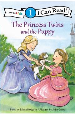 Coperta cărții 'The Princess Twins and the Puppy: Level 1 - Mona Hodgson'