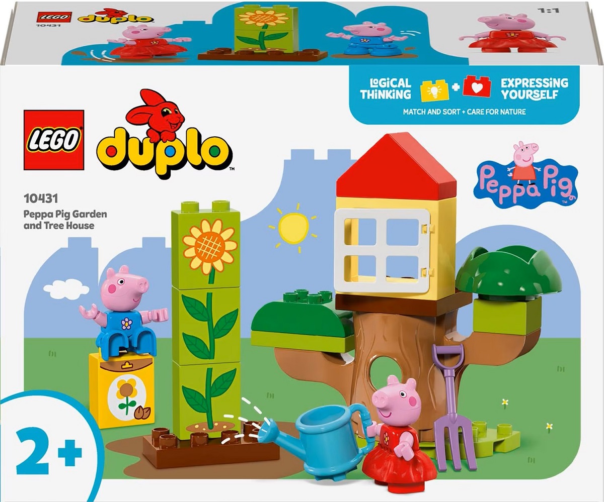 Lego Duplo. Gradina si casa din copac a Purcelusei Peppa