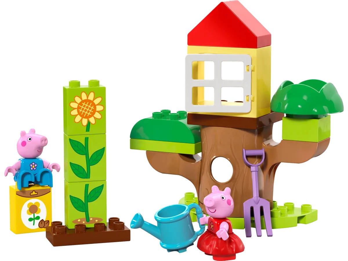 Lego Duplo. Gradina si casa din copac a Purcelusei Peppa