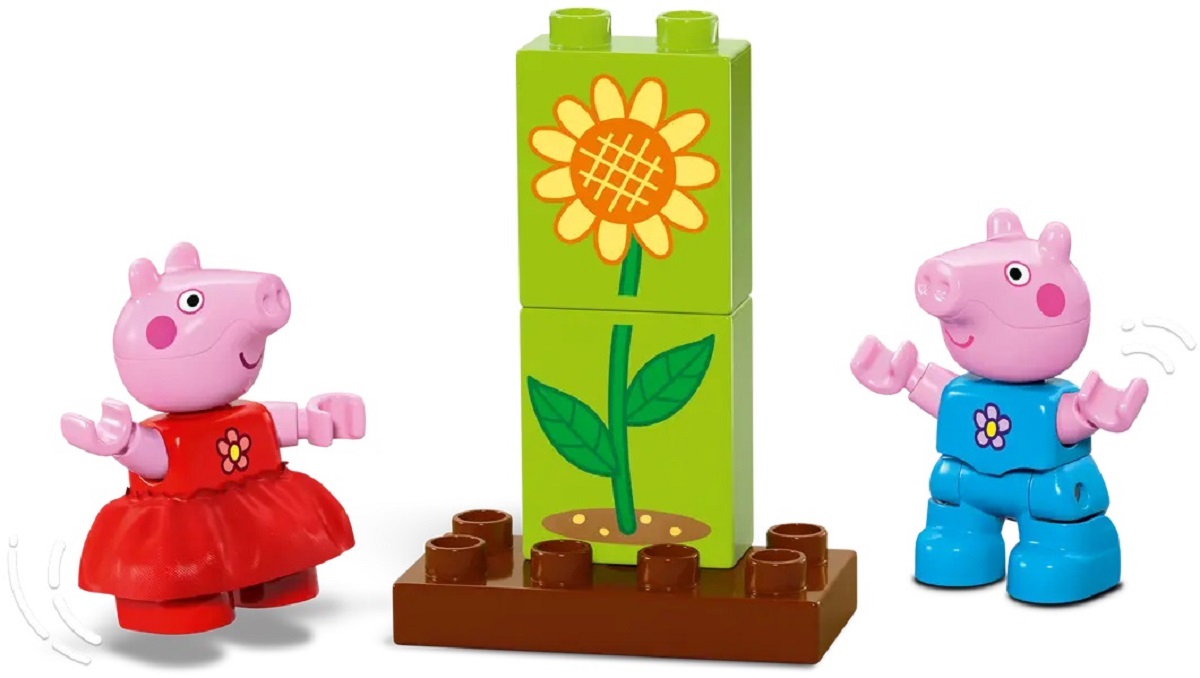 Lego Duplo. Gradina si casa din copac a Purcelusei Peppa