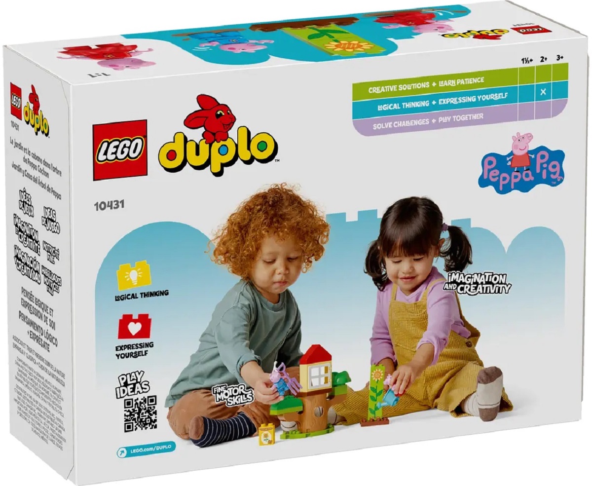 Lego Duplo. Gradina si casa din copac a Purcelusei Peppa