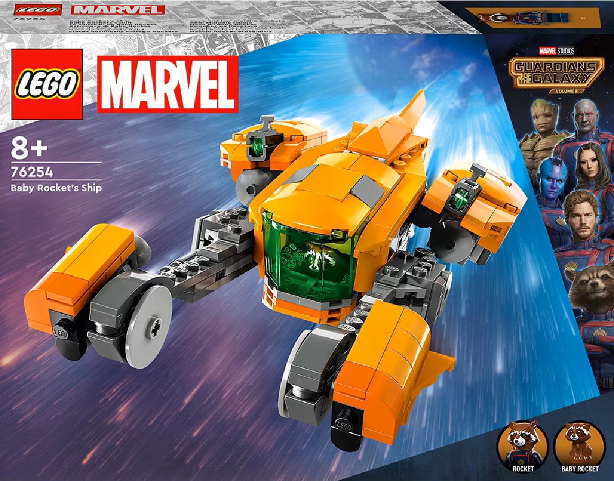 Lego Marvel. Nava lui Baby Rocket