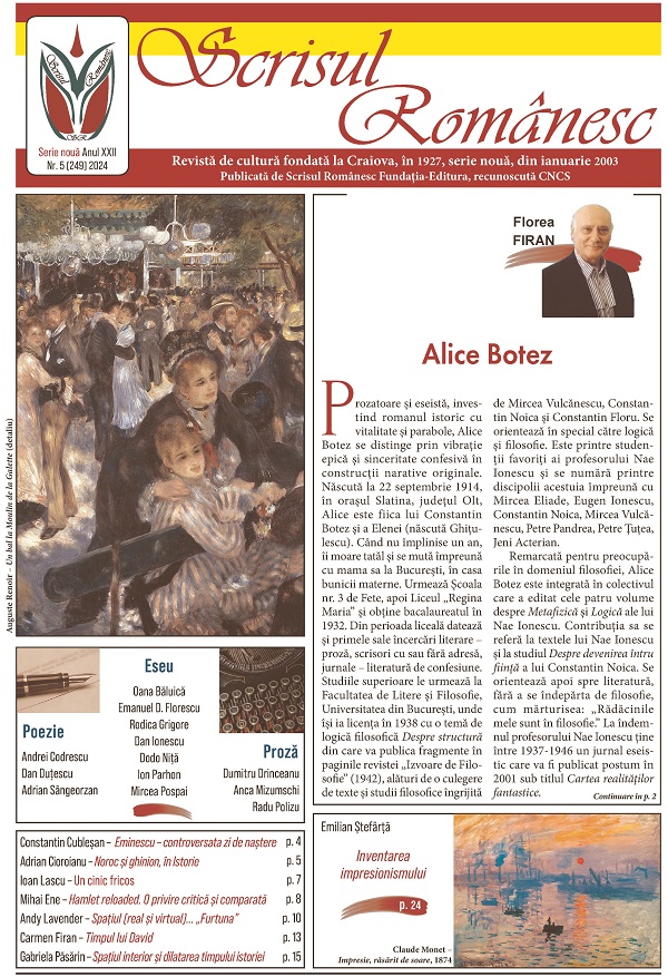 Revista Scrisul Romanesc Nr.5 din 2024