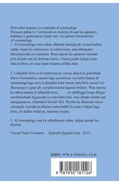 Baro AF Soomali (Learn Somali Language): Learn Somali Langauge - First Edition - Yuusuf Nuur Cosmann
