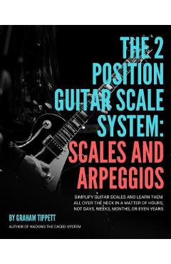 Coperta cărții 'The Two Position Guitar Scale System: Scales and Arpeggios - Graham Tippett'