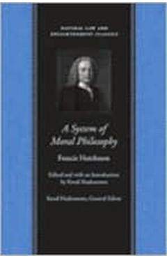 Coperta cărții 'A System of Moral Philosophy - Francis Hutcheson'