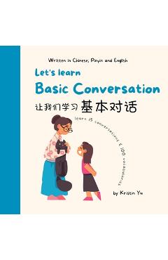 Coperta cărții 'Let's Learn Basic Conversation - Kristin Yu'