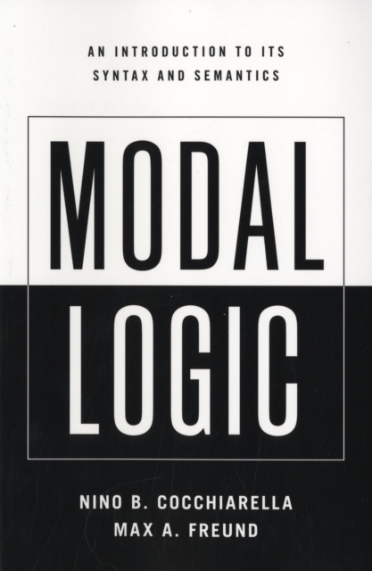 Modal Logic: An Introduction to Its Syntax and Semantics - Nino B. Cocchiarella