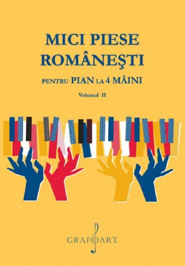 Mici piese romanesti pentru pian la 4 maini Vol.2 - Georgeta Stefanescu Barnea